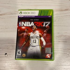 NBA 2K17 game xbox 360